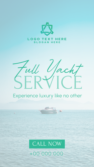 Serene Yacht Services Instagram story Image Preview