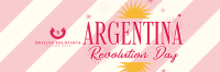 Argentina Revolution Day Twitter Header Image Preview