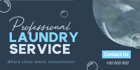 Professional Laundry Service Twitter post Image Preview
