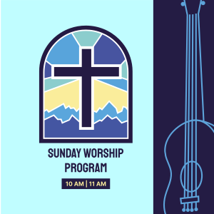 Sunday Worship Program Instagram post Image Preview