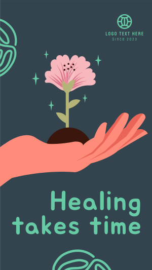 Healing Takes Time Facebook story Image Preview