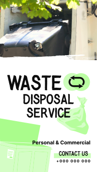 Waste Disposal Management Instagram Story Design