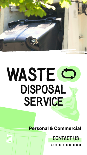 Waste Disposal Management Instagram story Image Preview