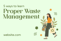 Proper Waste Management Pinterest Cover Design