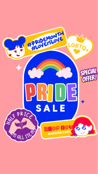 Proud Rainbow Sale YouTube short Image Preview