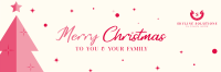 Christmas Tree Greeting Twitter Header Image Preview