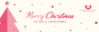 Christmas Tree Greeting Twitter header (cover) Image Preview