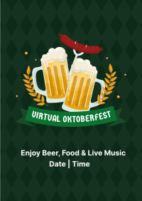 Virtual Oktoberfest Badge Flyer Image Preview