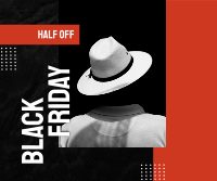 Classy Black Friday Hat Facebook Post Preview