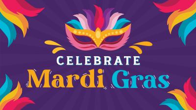 Celebrate Mardi Gras Facebook event cover Image Preview