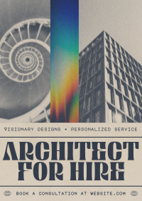 Editorial Architectural Service Flyer Design
