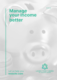 Piggy Bank Poster Design