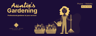 Auntie's Gardening Facebook cover Image Preview