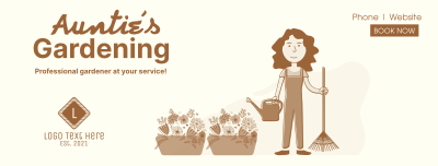 Auntie's Gardening Facebook cover