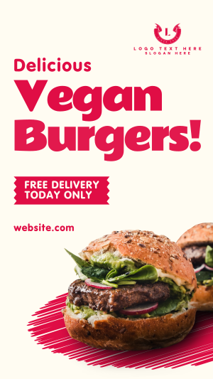 Vegan Burgers Instagram story Image Preview