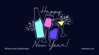 New Year Party Facebook event cover Image Preview