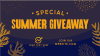 Corals Summer Giveaway Facebook event cover Image Preview