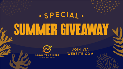 Corals Summer Giveaway Facebook event cover Image Preview