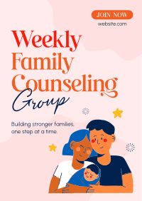 Weekly Family Counseling Poster Image Preview