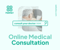 Online Doctor Consultation Facebook Post Design