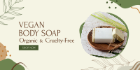 Organic Soap Twitter Post Design