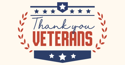 Thank you Veterans Wreath Facebook ad Image Preview