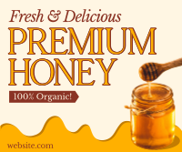 Organic Premium Honey Facebook Post Design