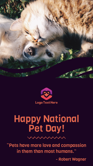 Love Your Pet Day Facebook story