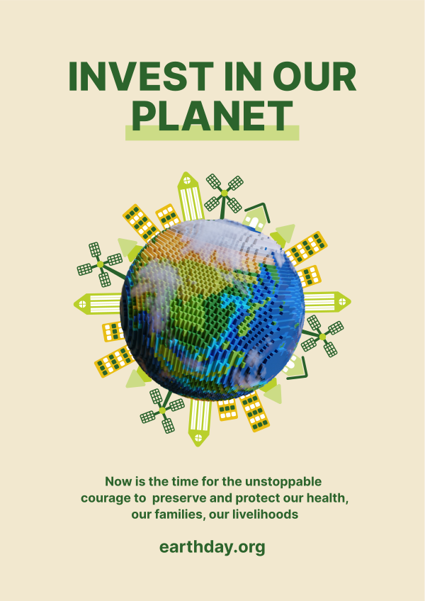 Invest In Our Planet Flyer Design Image Preview