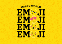 Reaction Emoji Postcard Image Preview