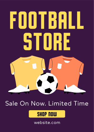 Football Merchandise Flyer Image Preview