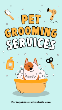 Grooming Services Facebook Story Design