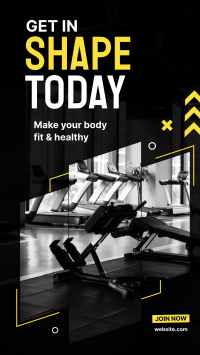 Getting in Shape Instagram story Image Preview