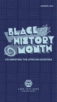 African Diaspora Celebration Facebook Story Design