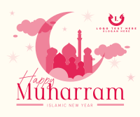 Blessed Islamic Year Facebook Post Design