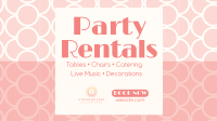 Party Tiles Abstract Facebook event cover Image Preview