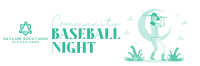 Baseball Girl Twitter Header Image Preview