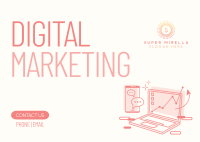 Simple Digital Marketing  Postcard Image Preview