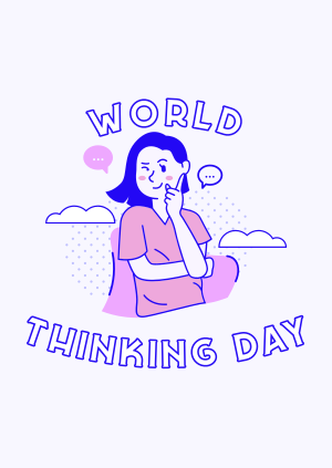 Woman Thinking Day Poster Image Preview