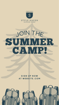 Summer Camp Facebook story Image Preview