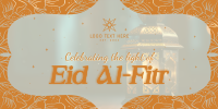 Eid Al Fitr Lantern Twitter Post Design