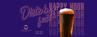Oktoberfest Party Facebook cover Image Preview