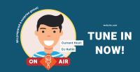 Tune in Now Facebook Ad Design