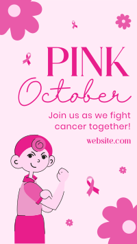 Pink October Instagram reel Image Preview