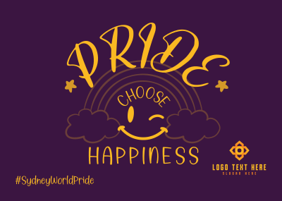 Doodle Sydney Pride Postcard Image Preview