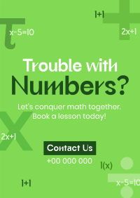 Simple Agnostic Math Tutor Poster Preview