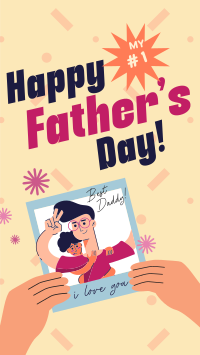 Father's Day Selfie Facebook Story Design