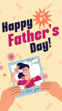 Father's Day Selfie Facebook Story Image Preview