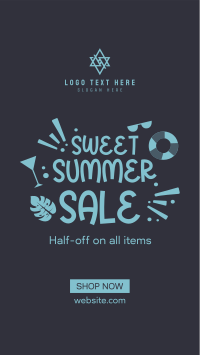 Sweet Summer Sale Instagram Story Design