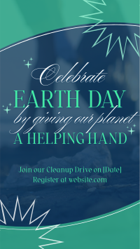 Mother Earth Cleanup Drive Instagram reel Image Preview